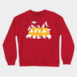 Cute Cats on the Couch Crewneck Sweatshirt